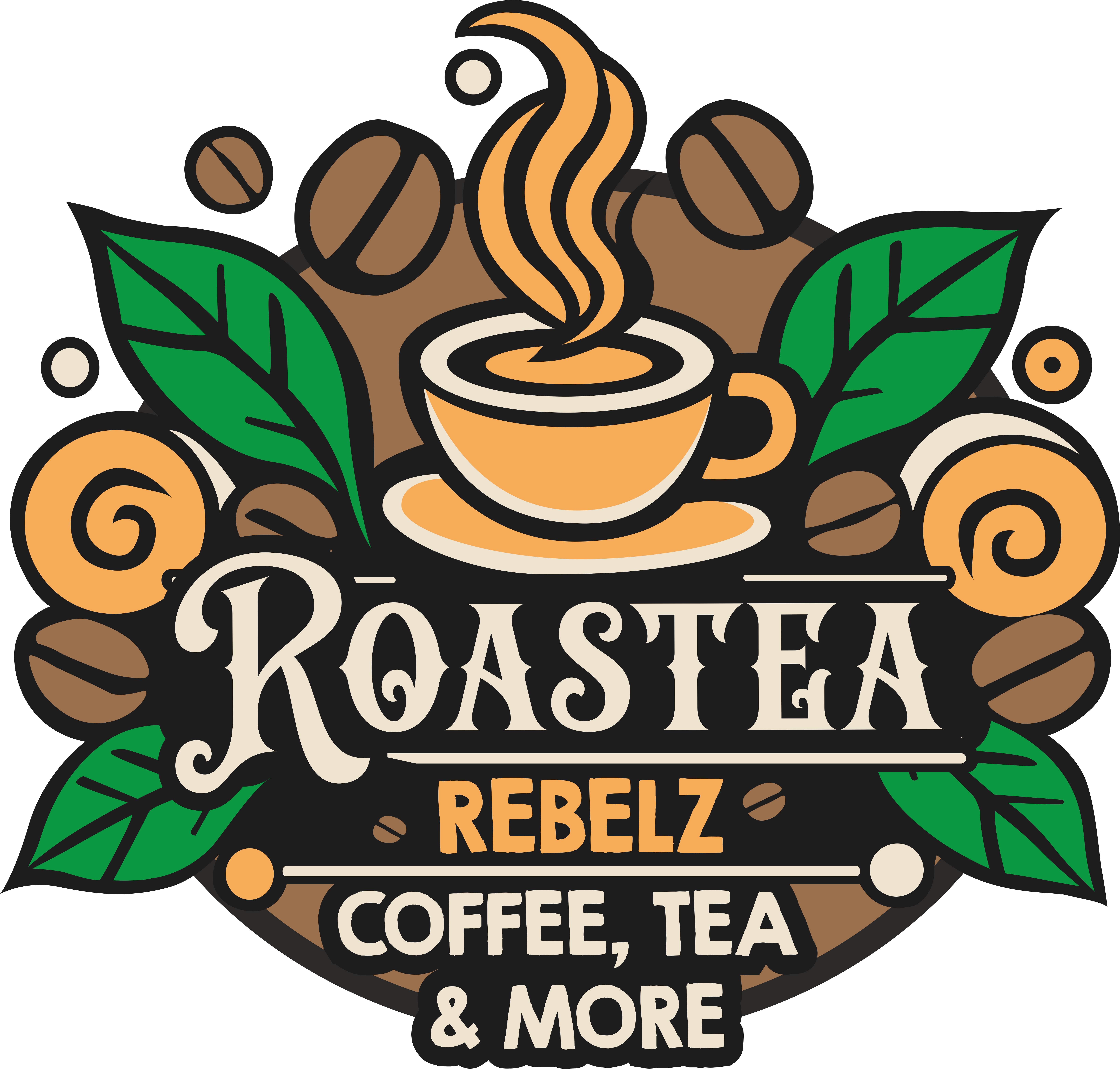 Roastea Rebelz Logo - Hero